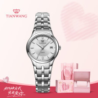 [店长推荐]天王表时尚潮流石英表气质小表盘女士手表正品女表送女友礼物推荐LS3626白