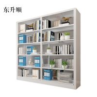 东升顺钢制书架置物架图书馆单双面书店阅览室货架档案架资料架双面一列二