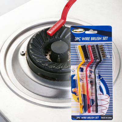 [补贴10%]清洁刷强力去污刷子燃气灶缝隙锅刷长柄锅钢丝厨房碗刷清理疏通