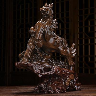 美帮汇志在千里马摆件办公室桌台玄关博古架工艺装饰品老板