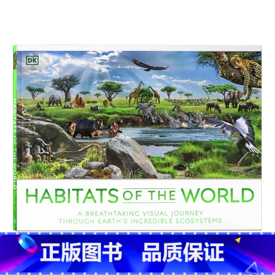 [正版]DK百科全书 世界栖息地 英文原版 Habitats of the World 精装大开全彩插图 探索地球生态