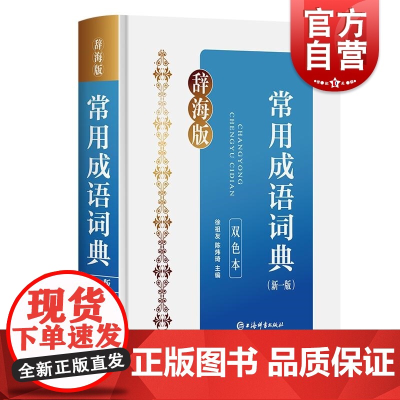 常用成语词典新一版双色本 徐祖友陈炜琦上海辞书出版社汉字成语字典现代汉语