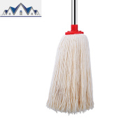 家家好棉线拖把家用吸水地拖酒店物业可替换头木地板专用棉拖把 三维工匠