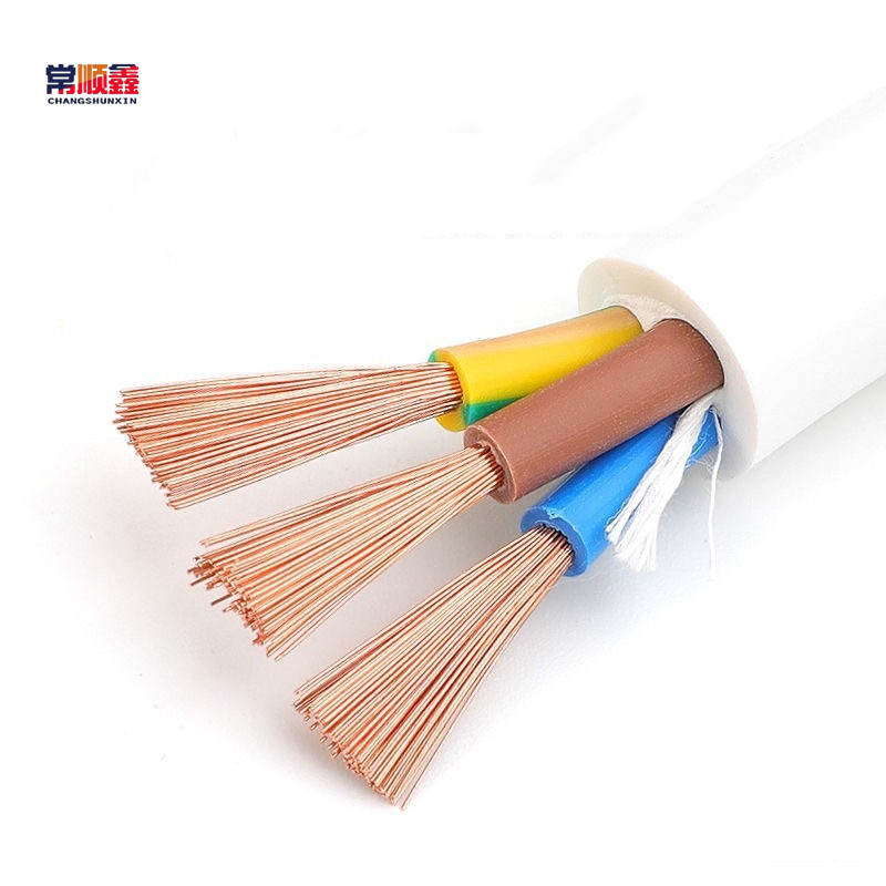 常顺鑫 白护套线RVV 300/500V 3×4 100米/卷