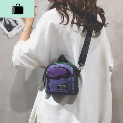 日系超火帆布小包包女包新款2020韩版潮运动单肩包休闲时尚斜挎包NEW LAKE女斜挎包