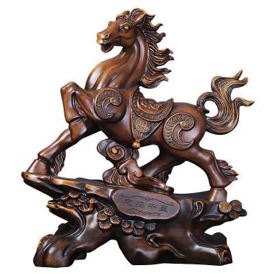 家柏饰(CORATED)志在千里马摆件工艺品马到成功马办公室乔迁开业礼品商务送礼