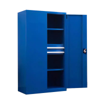 阿拉贡重型工具柜加厚物件工具储物柜工厂铁皮柜汽修厂零件收纳柜蓝色四层二抽