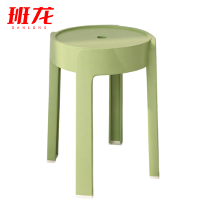 班龙板凳圆凳绿色把