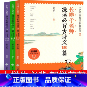 长辫子老师漫读必背古诗文130篇 郭学萍 著 [正版]一起长大的玩具金波著注音版二年级下册必读课外书一年级书籍金波作品选