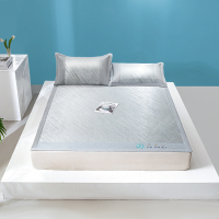 雅鹿肌理纹抗菌冰丝席三件套