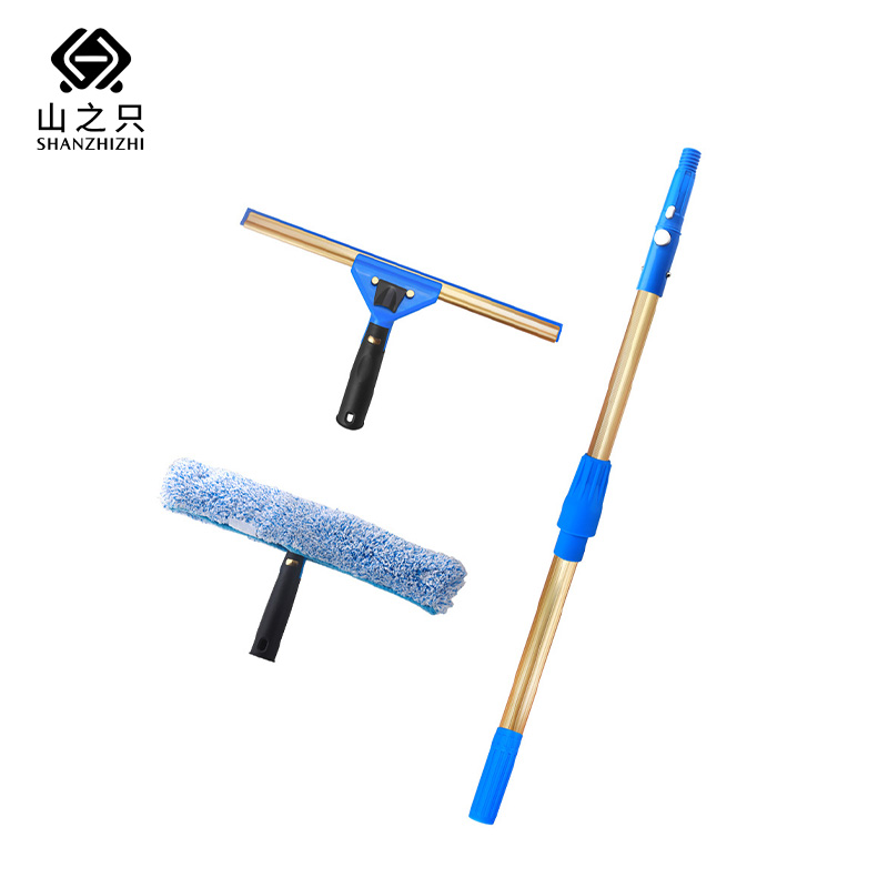 山之只 万向纯铜玻璃刷 35cm三件套 套