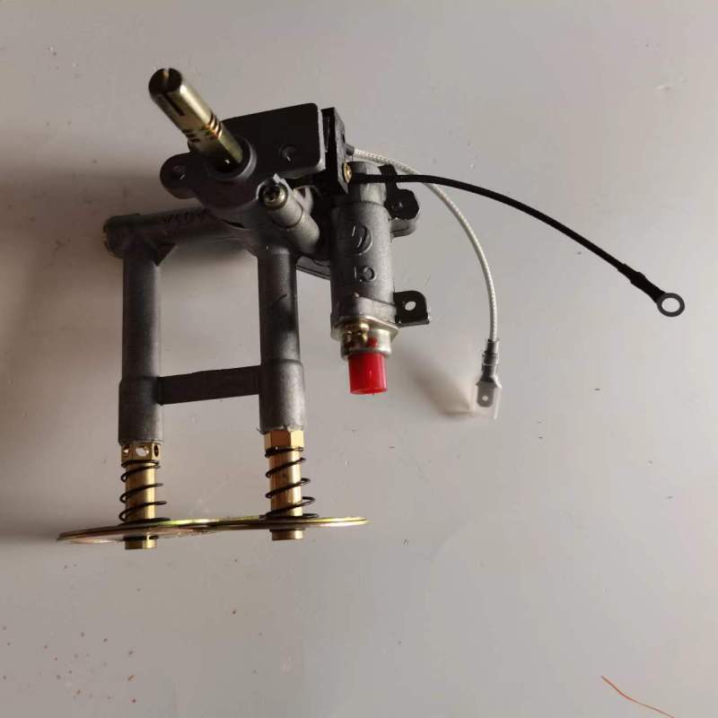 帮客材配 全新松桥燃气灶阀体(天然气)JZT- 2B01(含电磁阀、喷嘴) 收前务验货