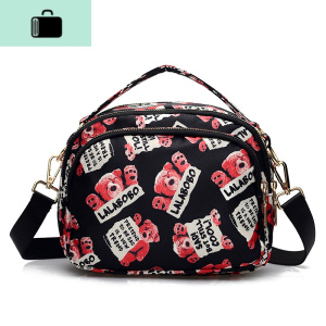 上新斜挎包女士2020春夏防水尼龙斜跨包单肩包韩版休闲手提妈妈包NEW LAKE女斜挎包