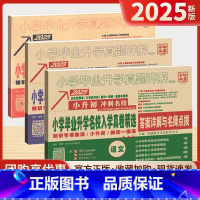 语数英-全3册 小学升初中 [正版]2025小学毕业升学名校入学真卷精选小升初冲刺名校小升初六年级语文数学英语新初一摸底