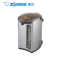 象印(ZO JIRUSHI)电热水壶家用办公电热水瓶不锈钢电水壶微电脑多功能烧水壶WDH40C 金属灰色4L