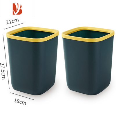 三维工匠轻奢压圈垃圾桶家用大号大容量客厅卧室卫生间厨房厕所纸篓办公室