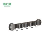 喜力健 吸盘拖把夹 灰色-32*6CM 个