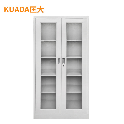 匡大文件柜通玻文件柜铁皮柜办公文件资料储存柜钢制通玻文件柜KDT376