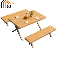 汐户外桌1.8米桌+2椅套