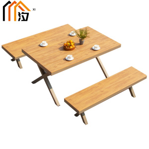 汐户外桌1.8米桌+2椅套