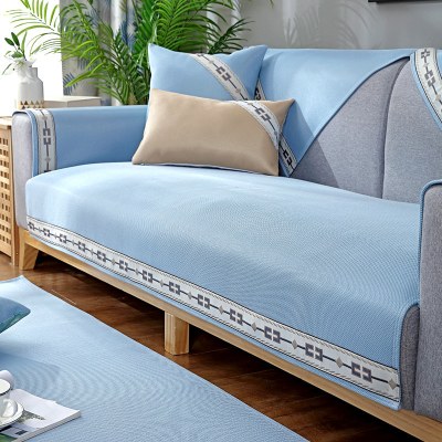 木儿家居沙发垫夏季冰丝沙发巾防滑新中式凉席坐垫沙发套罩夏凉红木家具垫