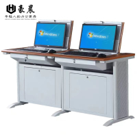 豪晨 翻转电脑桌电脑桌 双人位 1600*600*750mm 张