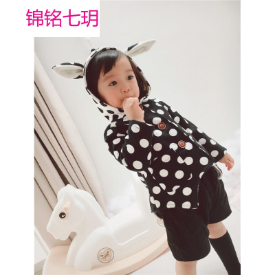 锦铭七玥2016新款韩版宝宝外套男女童加绒棉衣婴儿棉袄0-1-2-3-4岁秋冬装