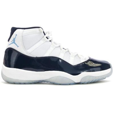 耐克限量-AirJordan11RetroUNCWinLike82男防滑运动篮球鞋男378037-123
