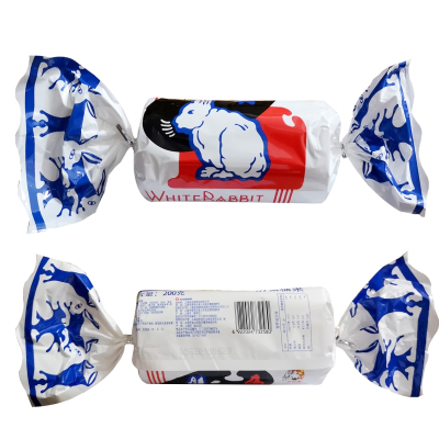 巨型大白兔奶糖创意糖果礼盒装生日情人节礼物零食品罐装200g原味,红豆可选默认随机