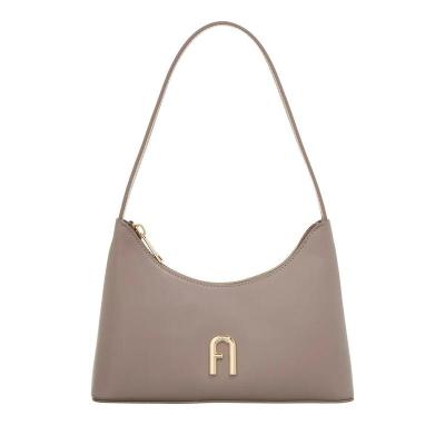 FURLA高质感光滑皮革迷你斜挎包小巧优雅百搭配色金 tone 五金金