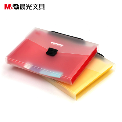 晨光风琴包手提AWT90929红黄（4个/组）