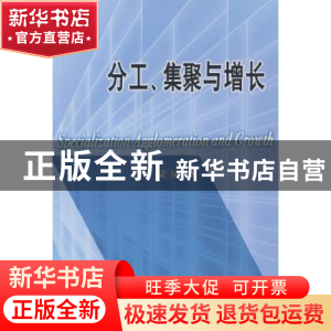 正版 分工、集聚与增长 梁琦 商务印书馆 9787100060684 书籍