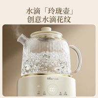 小熊YSH-P10Q7全玻璃恒温养生壶小型煮茶壶烧水壶 1L