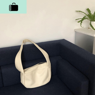 酷帅立体拉链PU包包女斜跨韩版粗肩带DA容量黑色单肩包学生NEW LAKE女斜挎包