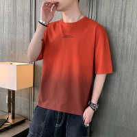 夏季新款男潮短袖T恤纯棉印花潮流时尚半袖休闲宽松圆领印花上衣