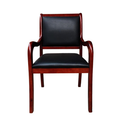 乙壬简约现代椅子办公椅会议椅橡木将椅