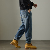 2026夏季新款复古牛仔裤男士潮牌宽松百搭直筒长裤时尚休闲长裤子