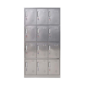 苏兴顺不锈钢员工储物柜文件柜存放柜子更衣柜存包柜十二更衣柜