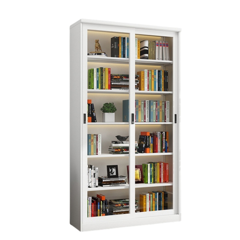 攸形玻璃凭证柜1200*380*2200mm台