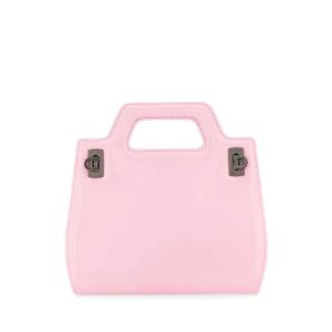 Ferragamo精致迷你链条包小手提女士通勤百搭配饰皮质手拿包 PINK