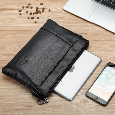 袋鼠男士手包手抓包2019新款时尚信封包手拿包