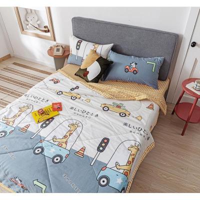 家柏饰(CORATED)全棉夏被空调被夏凉被100全棉薄被子单双人春秋夏季被芯