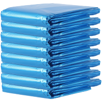 商用大号蓝色环卫物业大码平口定制大垃圾袋酒店餐饮特厚大桶垃圾袋塑料袋