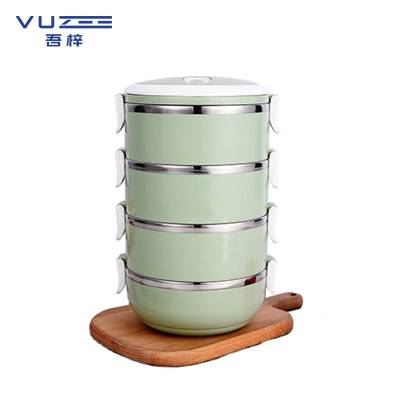 吾梓 304 保温 饭盒 四层 /个