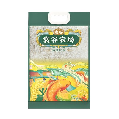 袁谷南国丝苗米10斤 猫牙米 细长粒香米 优质一级籼米 煲仔饭米