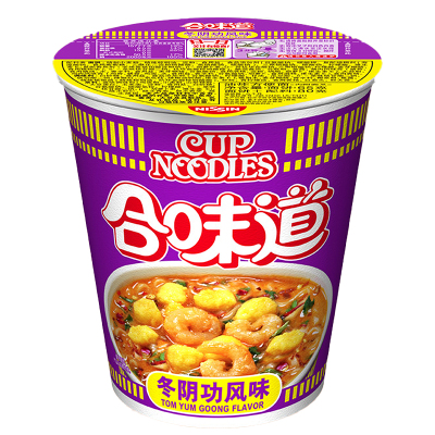 日清(NISSIN) 方便面冬阴功风味*1杯 杯面泡面快餐面组合装