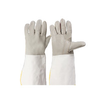 永满铁运 电焊手套 长款猪皮手套 副