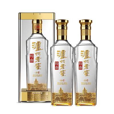 泸州老窖晶彩特曲 52度 500ml*2瓶 浓香型新老版本年份随机