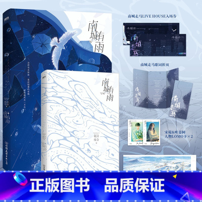 [正版]南城有雨 小说 明开夜合 叶嘉树&宋菀 虐心BE美学 言情小说实体书青春文学图书书籍