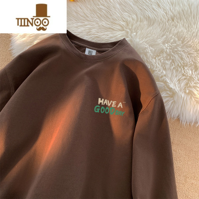 YANXU长袖t恤男oversize体恤宽松休闲内搭打底衫上衣潮牌